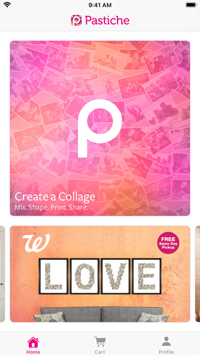 Emulate iPhone app Pastiche using MyAndroid