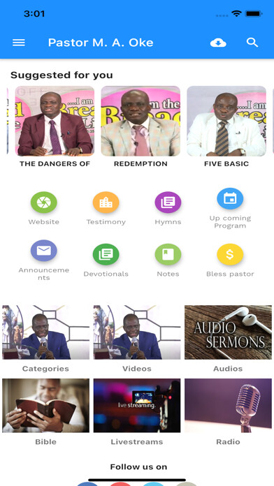 Emulate iPhone app Pastor M. A. Oke using MyAndroid Emulate iPhone app Pastor M. A. Oke using MyAndroid