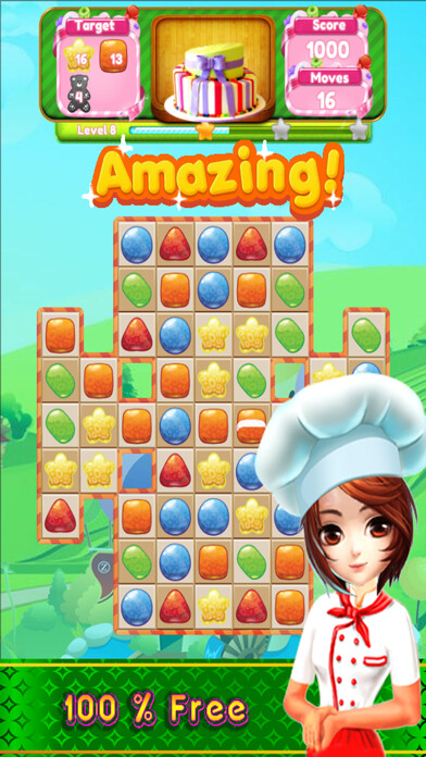 Emulate iPhone app Pastry Paradise Picnic : Cookie Castle Chef Bakery Mania using MyAndroid