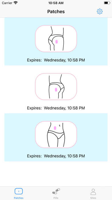 Emulate iPhone app PatchDay - HRT Schedule using MyAndroid Emulate iPhone app PatchDay - HRT Schedule using MyAndroid