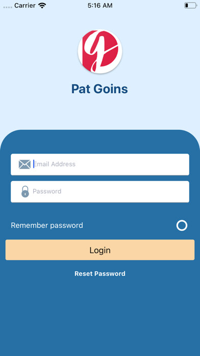Emulate iPhone app Pat Goins using MyAndroid