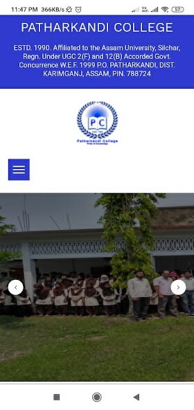 Run android online APK PATHARKANDI_COLLEGE from MyAndroid or emulate PATHARKANDI_COLLEGE using MyAndroid