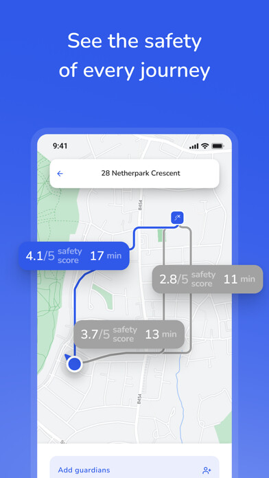 Emulate iPhone app Path - Community Safety using MyAndroid