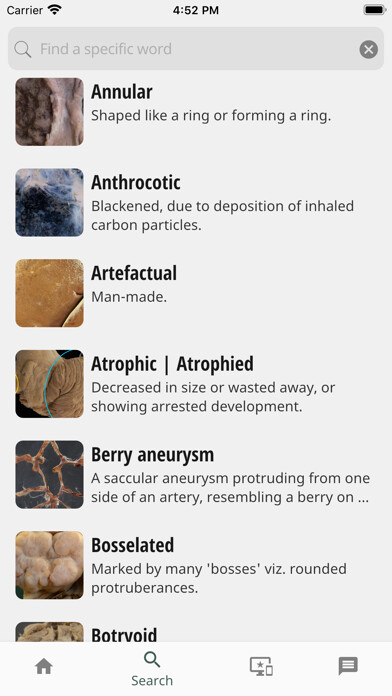 Emulate iPhone app Pathology Lexicon A-Z using MyAndroid Emulate iPhone app Pathology Lexicon A-Z using MyAndroid