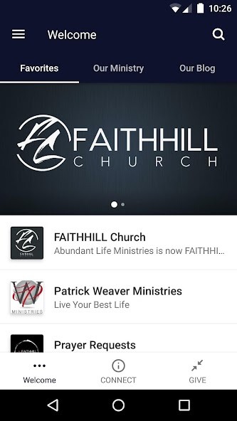 Emulate iPhone app Patrick Weaver Ministries using MyAndroid Emulate iPhone app Patrick Weaver Ministries using MyAndroid