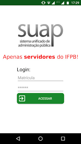 Run android online APK Patrimônio Mobile IFPB from MyAndroid or emulate Patrimônio Mobile IFPB using MyAndroid