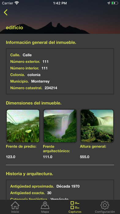 Emulate iPhone app Patrimonio using MyAndroid