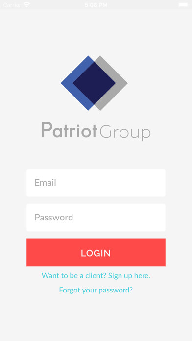 Emulate iPhone app Patriot Group using MyAndroid