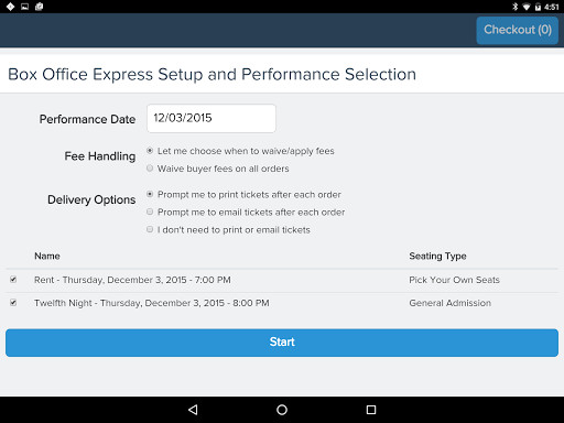 Run android online APK PatronTicket Box Office from MyAndroid or emulate PatronTicket Box Office using MyAndroid
