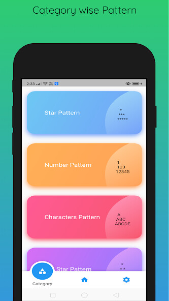 Run android online APK Pattern Programs In Python from MyAndroid or emulate Pattern Programs In Python using MyAndroid