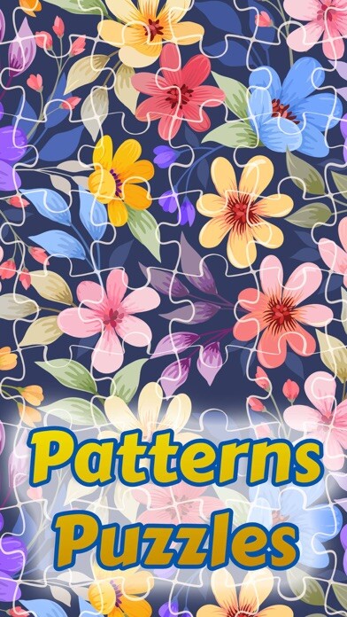 Emulate iPhone app Patterns Puzzle Jigsaw HD using MyAndroid