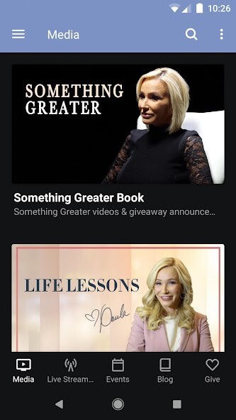 Emulate iPhone app Paula White Ministries Media using MyAndroid Emulate iPhone app Paula White Ministries Media using MyAndroid