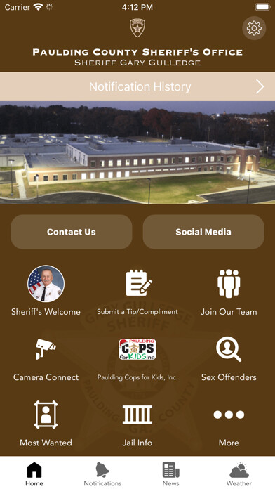 Emulate iPhone app Paulding County Sheriff GA using MyAndroid Emulate iPhone app Paulding County Sheriff GA using MyAndroid