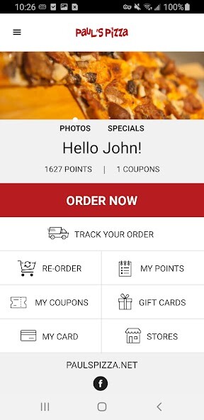 Run android online APK Pauls Pizza from MyAndroid or emulate Pauls Pizza using MyAndroid