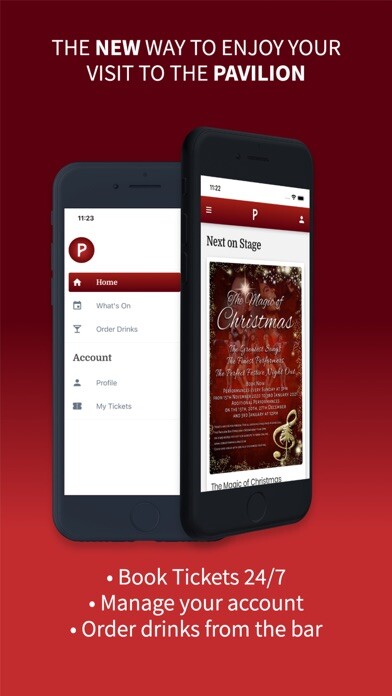 Emulate iPhone app Pavilion Theatre using MyAndroid