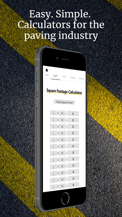 Emulate iPhone app Paving Calculator using MyAndroid Emulate iPhone app Paving Calculator using MyAndroid