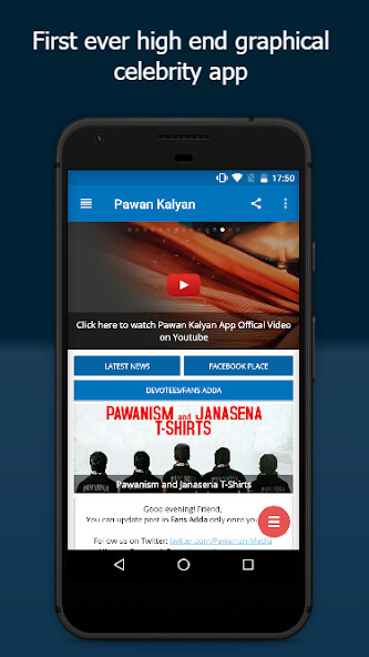 Run android online APK Pawan Kalyan : PSPK - Pawanism from MyAndroid or emulate Pawan Kalyan : PSPK - Pawanism using MyAndroid