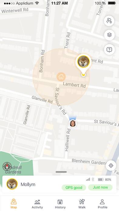 Emulate iPhone app Pawfit using MyAndroid