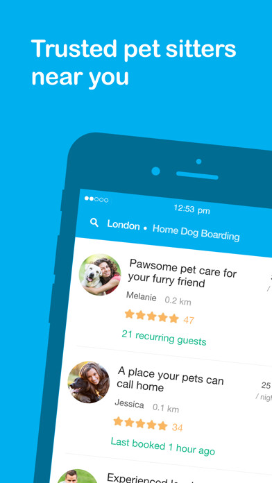 Emulate iPhone app Pawshake - Dog & Pet Sitter using MyAndroid