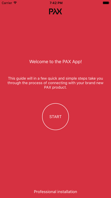 Emulate iPhone app Pax Wireless using MyAndroid