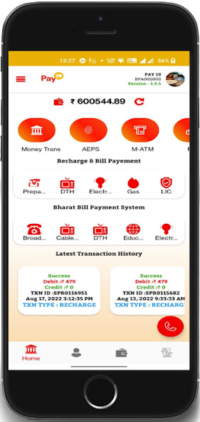 Run android online APK Pay10 - Recharge, DMT, BBPS from MyAndroid or emulate Pay10 - Recharge, DMT, BBPS using MyAndroid