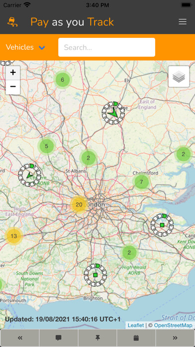 Emulate iPhone app Pay as you Track - View using MyAndroid Emulate iPhone app Pay as you Track - View using MyAndroid