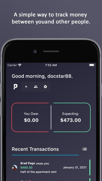 Emulate iPhone app Payback Balance Tracker using MyAndroid Emulate iPhone app Payback Balance Tracker using MyAndroid