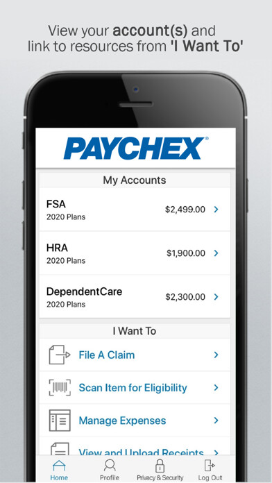 Emulate iPhone app Paychex Benefit Account using MyAndroid Emulate iPhone app Paychex Benefit Account using MyAndroid