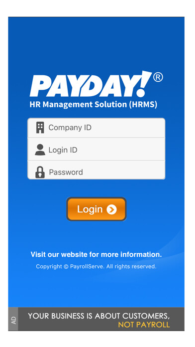 Emulate iPhone app PayDay! HRMS using MyAndroid Emulate iPhone app PayDay! HRMS using MyAndroid