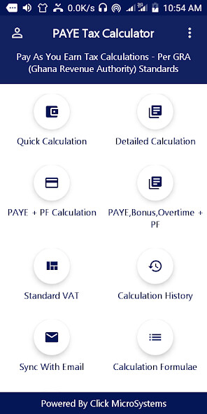 Run android online APK PAYE Tax Calculator from MyAndroid or emulate PAYE Tax Calculator using MyAndroid