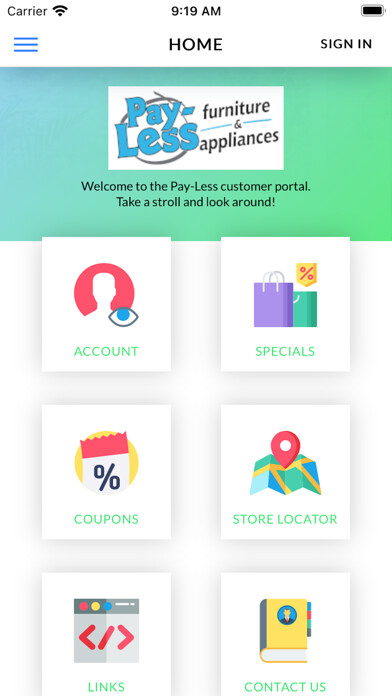 Emulate iPhone app Payless Customer Portal using MyAndroid Emulate iPhone app Payless Customer Portal using MyAndroid