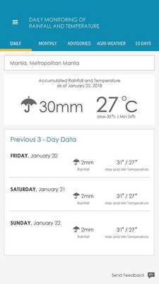 Emulate Android APK Payong PAGASA