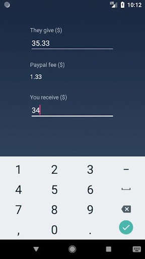 Run android online APK PayPal Calculator - Fee Calculator from MyAndroid or emulate PayPal Calculator - Fee Calculator using MyAndroid