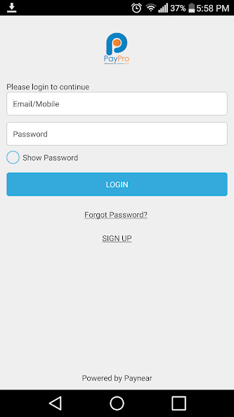 Run android online APK PayproIN from MyAndroid or emulate PayproIN using MyAndroid