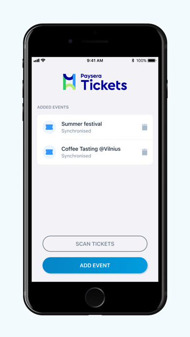 Emulate iPhone app Paysera Tickets using MyAndroid