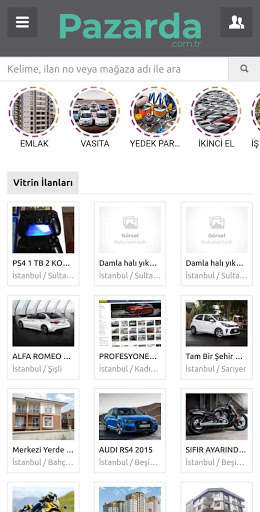 Run android online APK Pazarda from MyAndroid or emulate Pazarda using MyAndroid