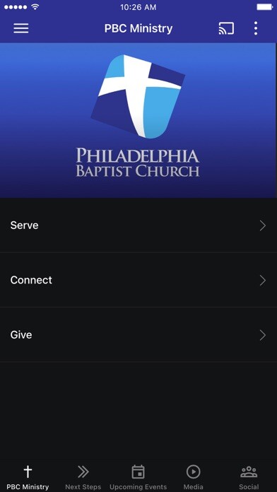 Emulate iPhone app PBC Ministry using MyAndroid