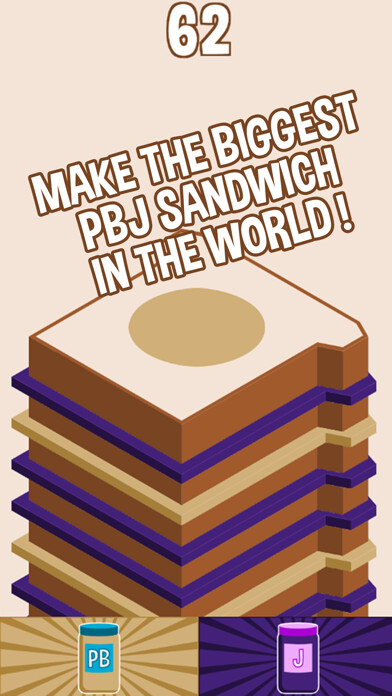 Emulate iPhone app PBJ : The Sandwich using MyAndroid
