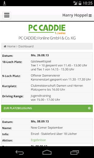 Run android online APK PC CADDIE Golf Club App from MyAndroid or emulate PC CADDIE Golf Club App using MyAndroid