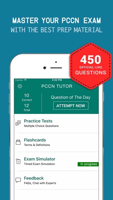 Emulate iPhone app PCCN Practice Exam Prep 2017 – Q&A Flashcards using MyAndroid Emulate iPhone app PCCN Practice Exam Prep 2017 – Q&A Flashcards using MyAndroid