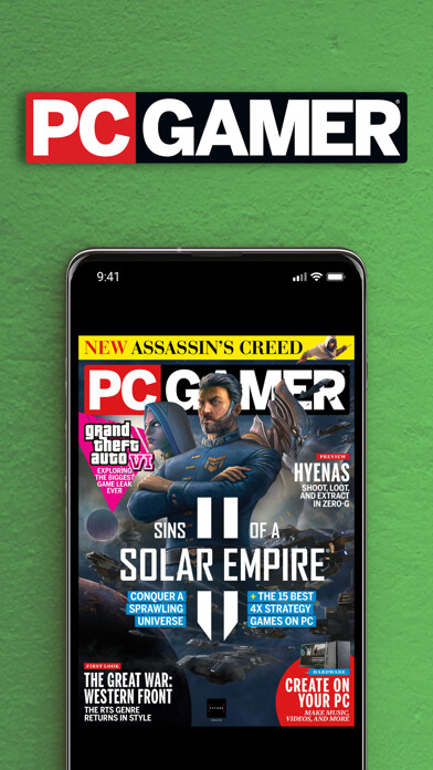 Emulate iPhone app PC Gamer (UK) using MyAndroid