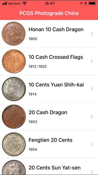 Emulate iPhone app PCGS Photograde China using MyAndroid Emulate iPhone app PCGS Photograde China using MyAndroid