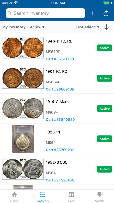 Emulate iPhone app PCGS Set Registry using MyAndroid Emulate iPhone app PCGS Set Registry using MyAndroid