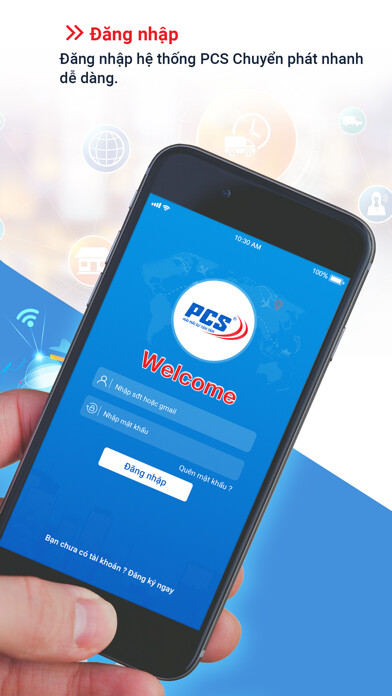 Emulate iPhone app PCSPOST Customer using MyAndroid