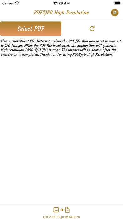Emulate iPhone app Pdf2Jpg HighResolution using MyAndroid Emulate iPhone app Pdf2Jpg HighResolution using MyAndroid