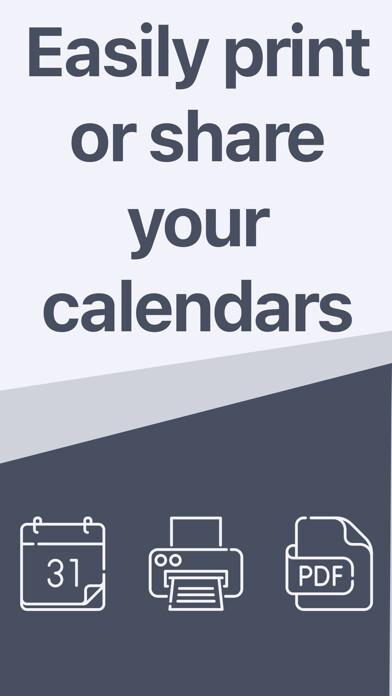 Emulate iPhone app PDF Calendar - Print & Share using MyAndroid Emulate iPhone app PDF Calendar - Print & Share using MyAndroid