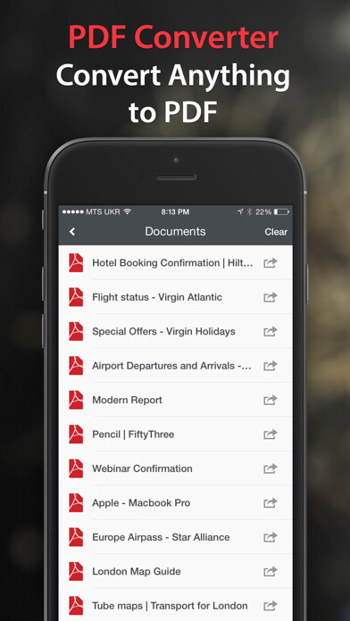 Emulate iPhone app PDF Converter by Readdle using MyAndroid Emulate iPhone app PDF Converter by Readdle using MyAndroid