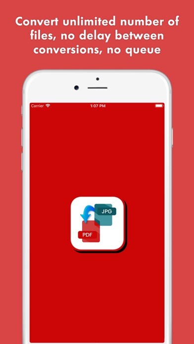 Emulate iPhone app PDF Converter - JPG to PDF using MyAndroid