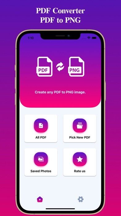 Emulate iPhone app PDF Converter: PDF to PNG using MyAndroid Emulate iPhone app PDF Converter: PDF to PNG using MyAndroid