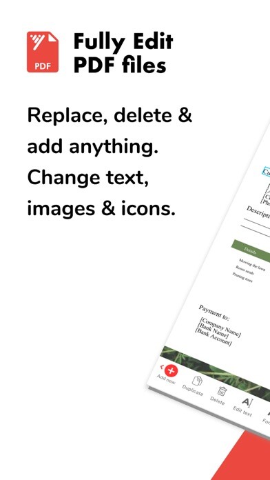 Emulate iPhone app PDF Editor by Desygner using MyAndroid